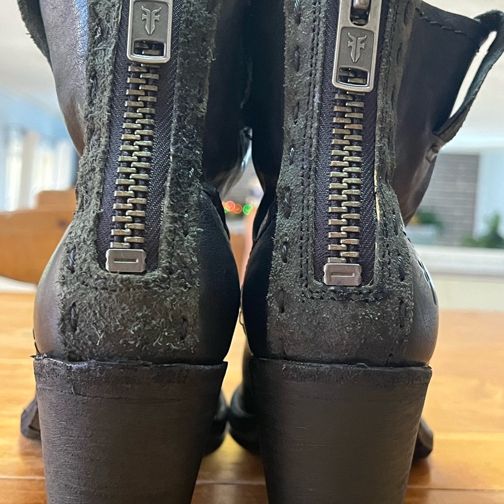 Frye zip-up ankle boots - Picture 8 of 9